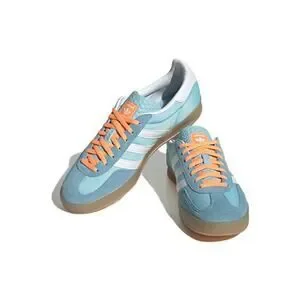 adidas gazelle silver green womens Adidas Gazelle Indoor "Preloved Blue White Gum"  StrideTribe